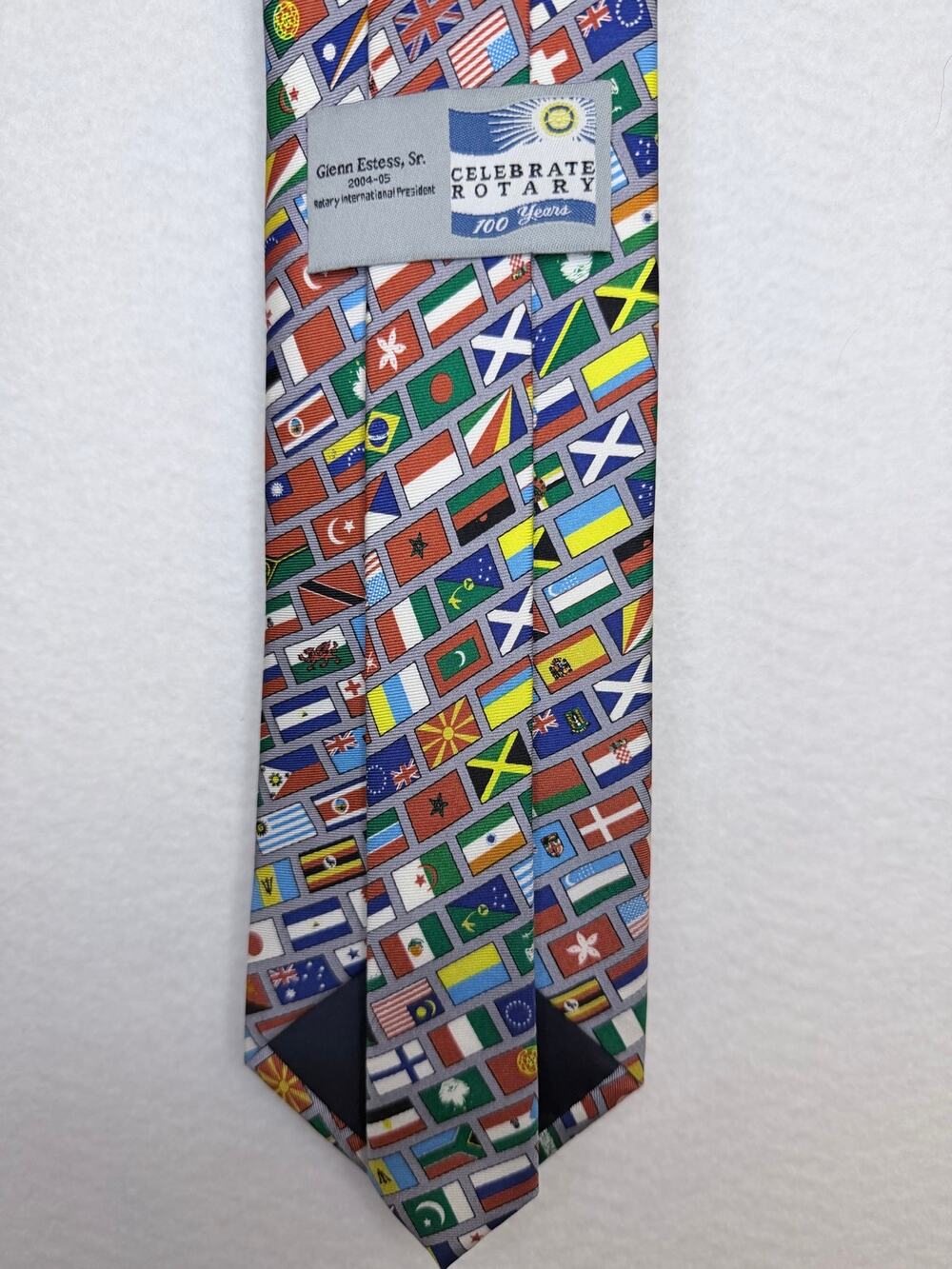 Rotary International Collector’s Glenn Estess Centennial Limited Edition Tie